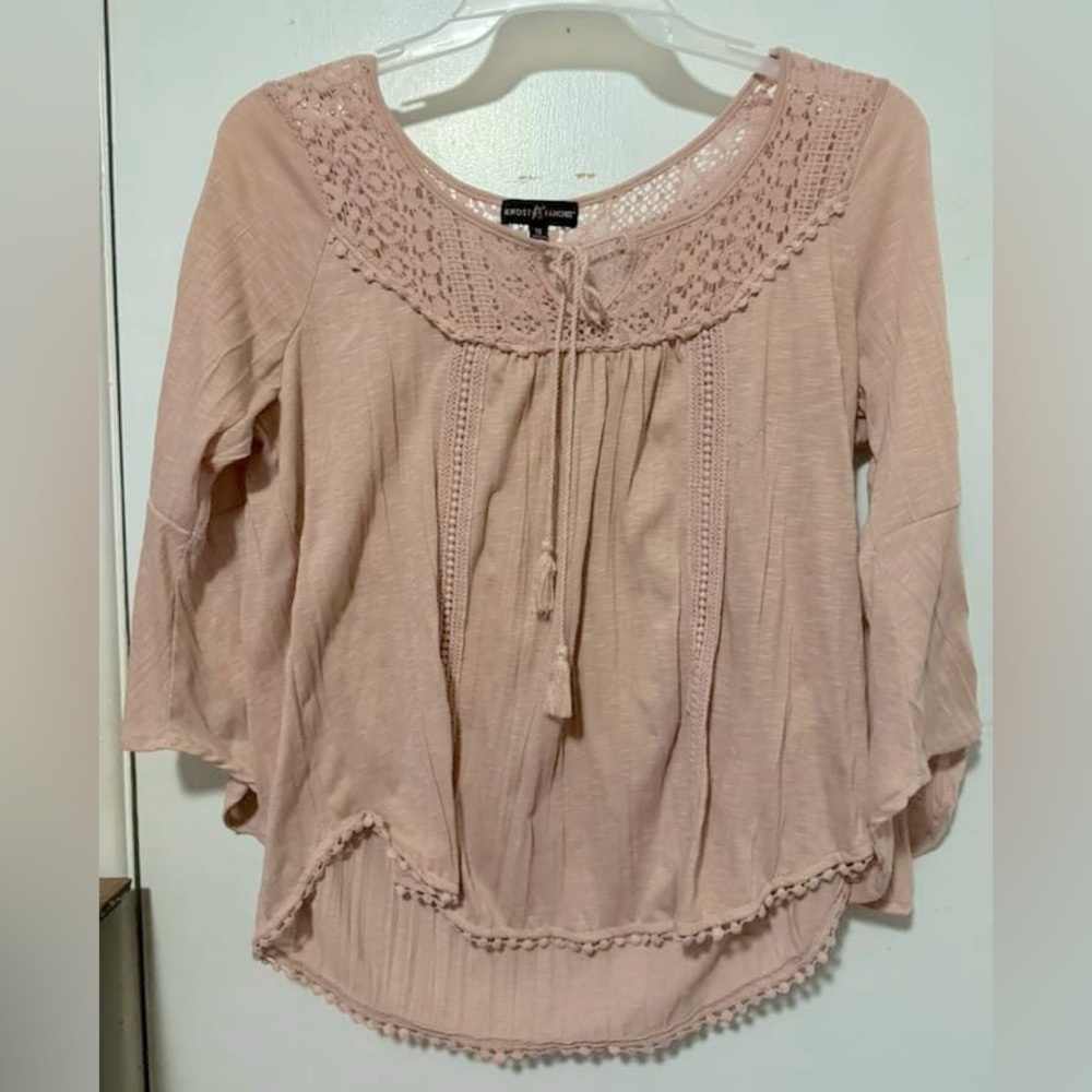 Pastel pink blouse size 1X